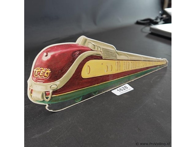 Kartonnen model van de trans europ express (tee) trein - afbeelding 2 van  5