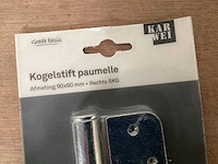 Karwei kogelstiftpaumelle 90x90mm (90x) - afbeelding 2 van  3