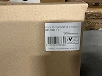 Kasai cognac vaas ø23xh35cm - afbeelding 3 van  4