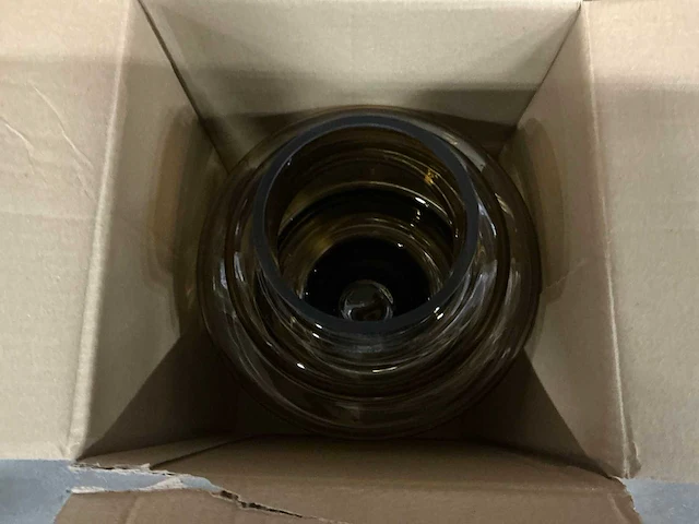Kasai cognac vaas ø23xh35cm - afbeelding 4 van  4