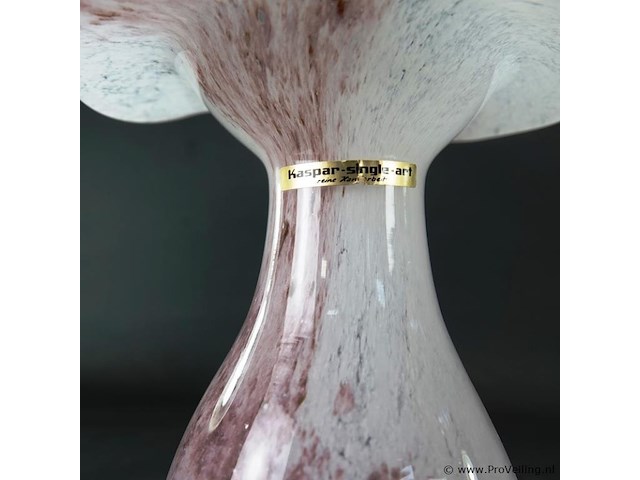 Kaspar single art glazen vaas - afbeelding 5 van  5