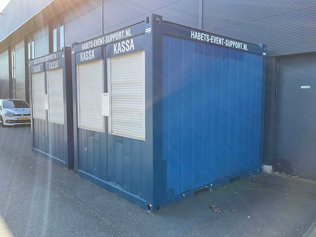 Kassa container 10 ft - afbeelding 1 van  2