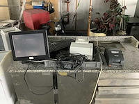 Kassa met bonnen printer - cash register - afbeelding 1 van  5