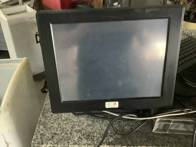 Kassa met bonnen printer - cash register - afbeelding 2 van  7