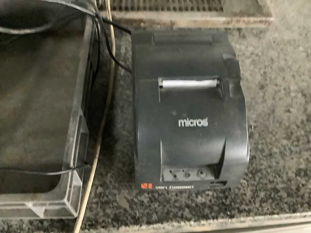 Kassa met bonnen printer - cash register - afbeelding 6 van  7
