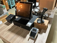 Kassa retail touchscreen met scanner, bonprinter en pin automaat - afbeelding 1 van  11