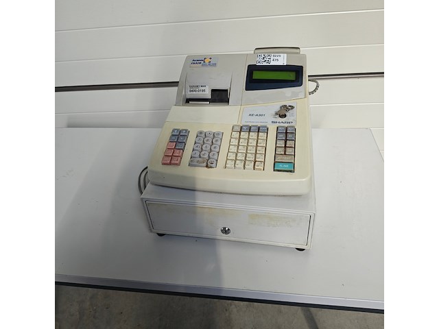 Kassa, sharp, xe-a 301 - afbeelding 1 van  2