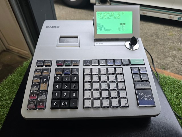 Kassa systeem met geldlade casio, se-s400 - afbeelding 2 van  6