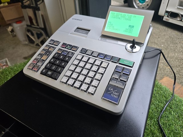 Kassa systeem met geldlade casio, se-s400 - afbeelding 4 van  6