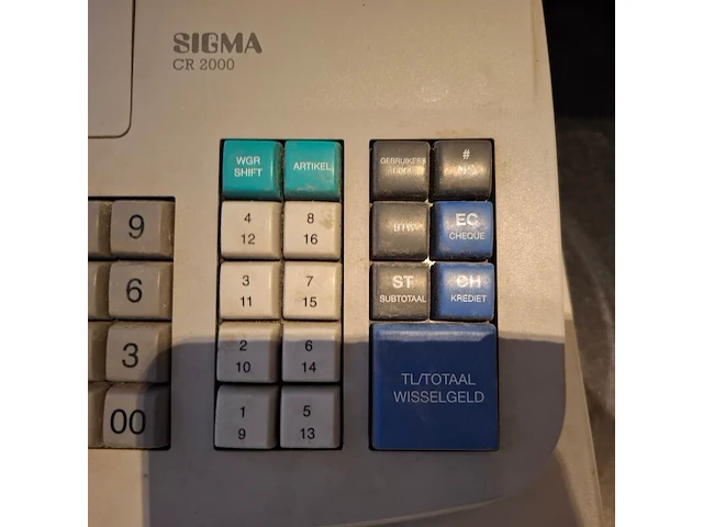 Kassasysteem met geldlade sigma, cr2000 - afbeelding 8 van  8