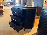 Kast 3 lades tower, zwart - afbeelding 4 van  8