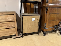 Kast, bruin + zwart - afbeelding 2 van  4