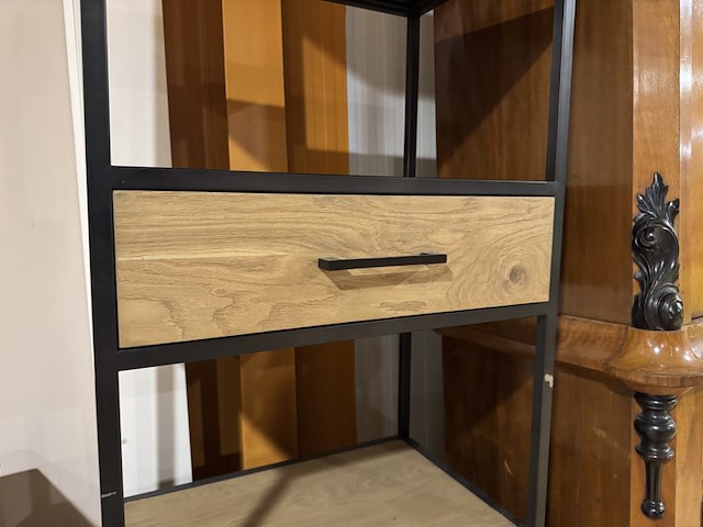 Kast, bruin + zwart - afbeelding 4 van  4