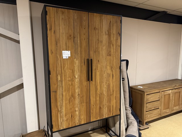 Kast, bruin + zwart - afbeelding 2 van  4