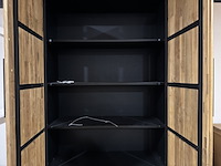 Kast, bruin + zwart - afbeelding 3 van  4