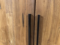 Kast, bruin + zwart - afbeelding 4 van  4