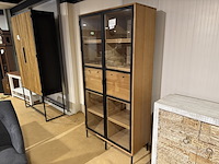 Kast, bruin + zwart - afbeelding 2 van  5