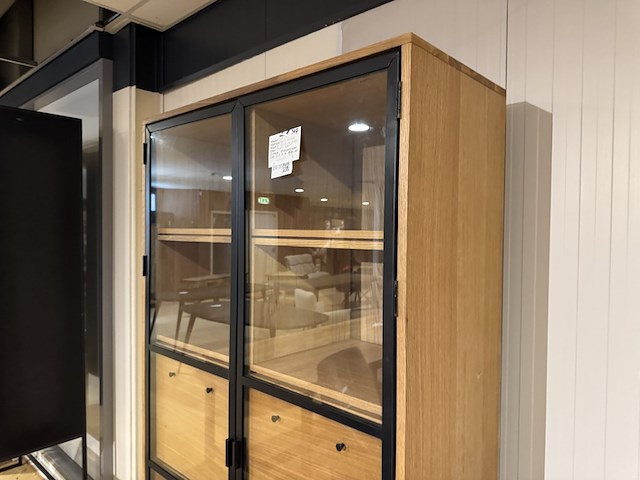 Kast, bruin + zwart - afbeelding 3 van  5