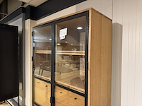 Kast, bruin + zwart - afbeelding 3 van  5