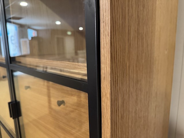 Kast, bruin + zwart - afbeelding 5 van  5