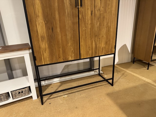 Kast, bruin + zwart - afbeelding 4 van  4