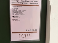 Kast castelijn, disk, groen - afbeelding 2 van  8
