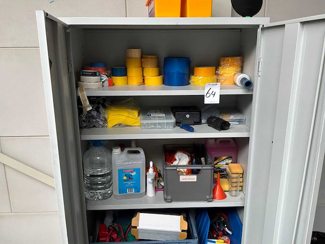 Kast inclusief werkplaatsinventaris - afbeelding 7 van  9