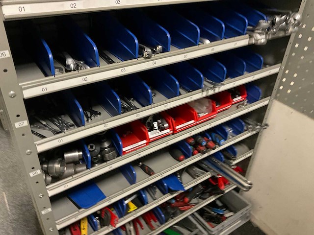 Kast met handgereedschap (2x) - afbeelding 4 van  14