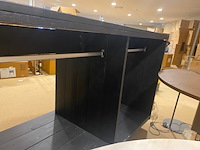 Kast met kledingstang, zwart - afbeelding 5 van  5