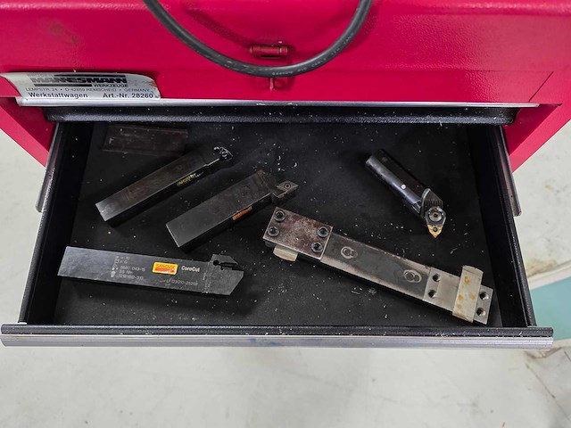 Kast met machine gereedschappen voor draaien - afbeelding 8 van  9