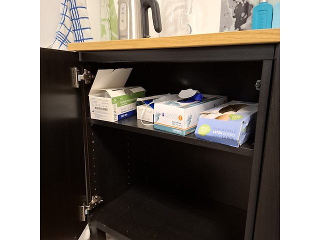 Kast v.v. waskom en mengkraan, 3-deurs - afbeelding 14 van  15