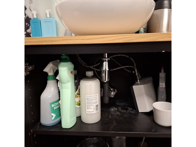 Kast v.v. waskom en mengkraan, 3-deurs - afbeelding 15 van  15