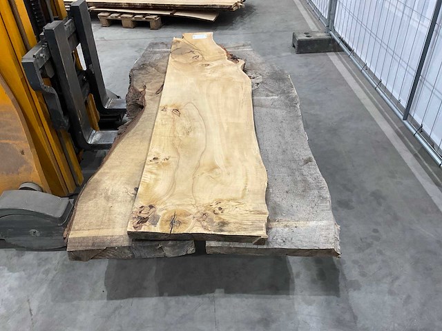 Kastanje hout planken (3x) - afbeelding 3 van  6
