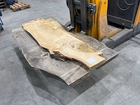 Kastanje hout planken (3x)