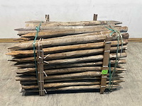 Kastanje paal rond 180x8-10 cm (50x) - afbeelding 1 van  6