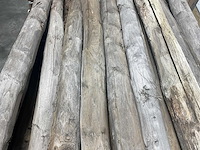 Kastanje paal rond 180x8-10 cm (50x) - afbeelding 2 van  6