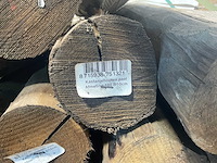 Kastanje paal rond 180x8-10 cm (50x) - afbeelding 6 van  7