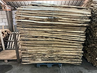 Kastanje schapenhekwerk 180cm hoog - 5 meter lengte per rol - 20 stuks - afbeelding 1 van  5