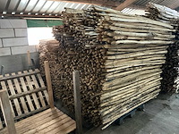 Kastanje schapenhekwerk 180cm hoog - 5 meter lengte per rol - 20 stuks - afbeelding 2 van  5