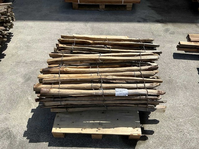 Kastanje tuinhek 1000 mm (2x) - afbeelding 2 van  7