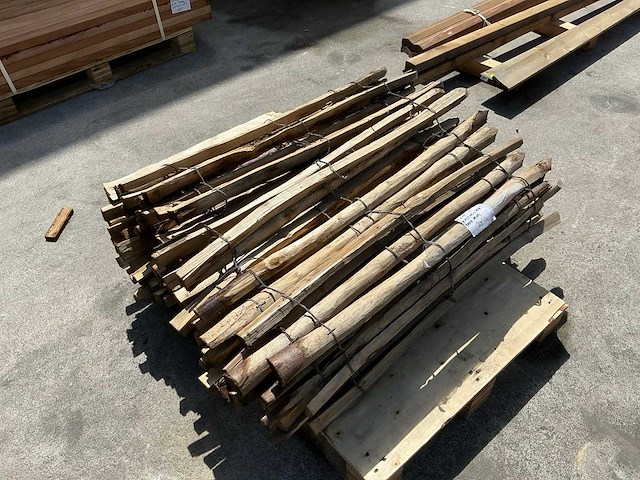 Kastanje tuinhek 1000 mm (2x) - afbeelding 3 van  7