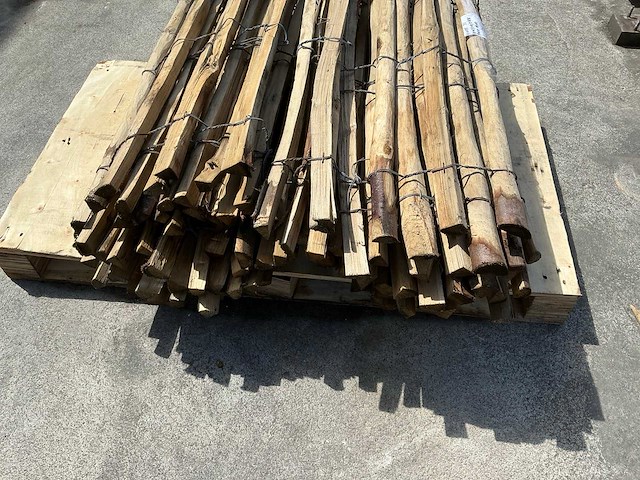 Kastanje tuinhek 1000 mm (2x) - afbeelding 4 van  7