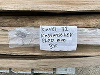 Kastanje tuinhek (3x) - afbeelding 2 van  2