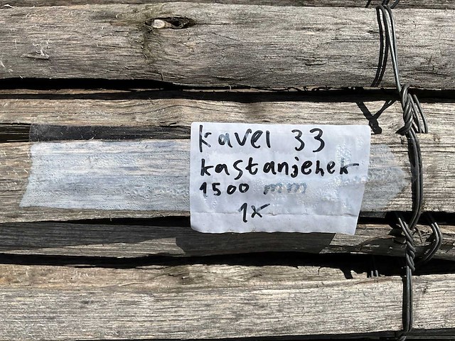 Kastanje tuinhek - afbeelding 2 van  3