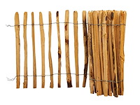 Kastanjehouten hekwerk 460x122 cm (5x) - afbeelding 1 van  11
