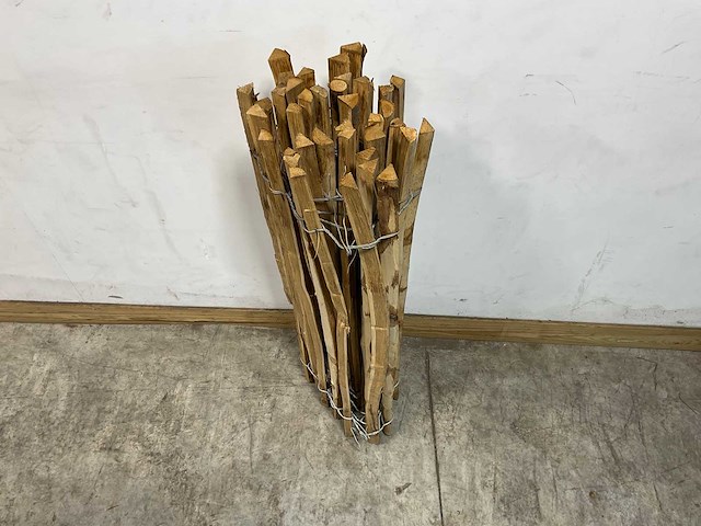 Kastanjehouten hekwerk 460x122 cm (5x) - afbeelding 9 van  11