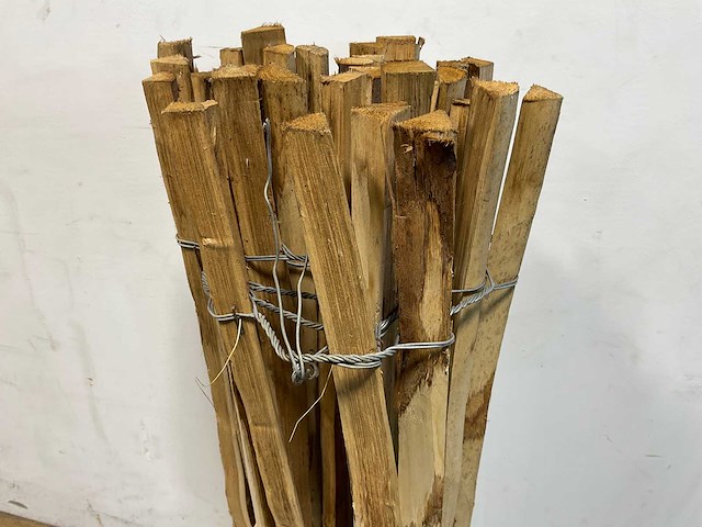 Kastanjehouten hekwerk 460x122 cm (5x) - afbeelding 10 van  11