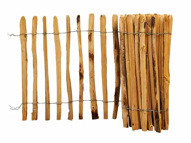 Kastanjehouten hekwerk 460x122 cm (5x) - afbeelding 1 van  11