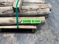 Kastanjehouten paal gepunt ø6/8 x 160 cm (65x) - afbeelding 5 van  5