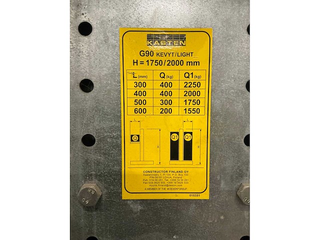 Kasten g90 2-zijdige draagarmstelling - afbeelding 5 van  9